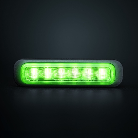 Strands Dark Knight Riktat Blixtlys Grøn 6 LED i gruppen Blitzlys hos BRL (872850404G)