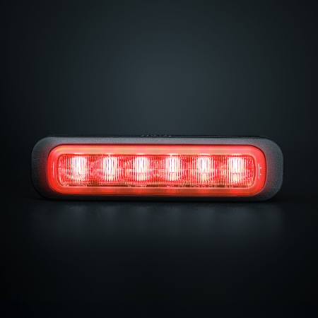 Strands Dark Knight Riktat Blixtlys Rød 6 LED i gruppen Blitzlys hos BRL (872850404R)