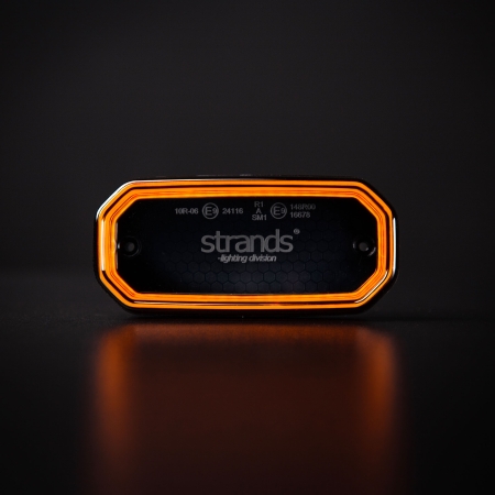 Strands For9T Skala Sidemarkering Orange i gruppen Ekstra lys hos BRL (872850452)