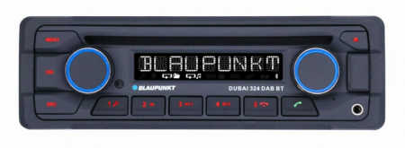Blaupunkt Dubai 324, 24V stereo med Bluetooth, DAB och 2 par lågnivå med 4V i gruppen Bilstereo / Lastbil / Tilbehør hos BRL Electronics (872DUBAI324DABBT)