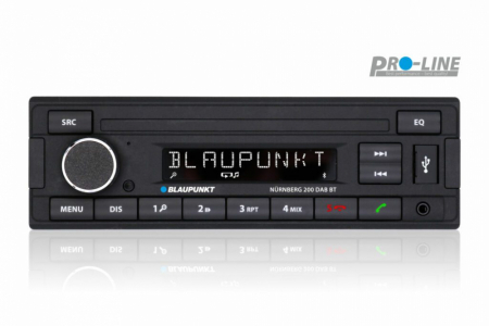 Blaupunkt Nürnberg 200 DAB BT, retro bilstereo med Bluetooth i gruppen Bilstereo / Autoradio / 1DIN hos BRL Electronics (872NB200)
