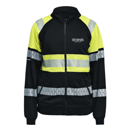 Strands Sweatshirt Zip Hi-Vis, str. XXS-4XL i gruppen Nyheder hos BRL (872SWEATZIPHIVISr)