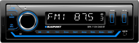 Blaupunkt BPA 1124 DAB BT, bilstereo med Bluetooth, DAB & 3 par lavniveau i gruppen Bilstereo / Autoradio / 1DIN hos BRL (873BPA1124DABBT)