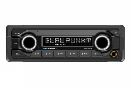 Blaupunkt Dubai 424, holdbart 24V stereo og 3 par lavniveauudgange i gruppen Bilstereo / Autoradio / 1DIN hos BRL (873DUBAI424)