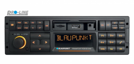 Blaupunkt Frankfurt RCM 82 DAB, retro bilstereo med Bluetooth og DAB i gruppen Bilstereo / Autoradio / 1DIN hos BRL (873FFRCM82DAB)