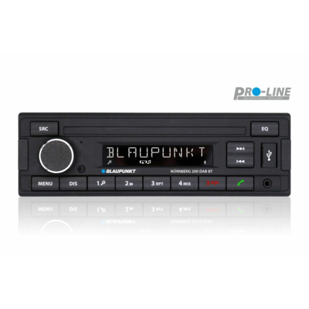 Blaupunkt Nürnberg 200 DAB BT, retro bilstereo med Bluetooth og DAB+ i gruppen Bilstereo / Autoradio / 1DIN hos BRL (873NURNBERG200DAB)