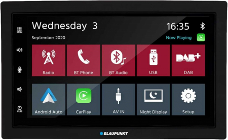 Blaupunkt Rotterdam 600 DAB, bilstereo med CarPlay/Android Auto i gruppen Bilstereo / Autoradio / 2DIN hos BRL (873ROTTERDAM600DAB)