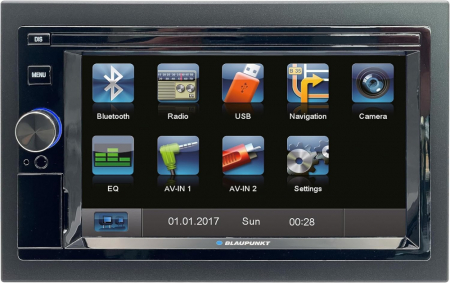 Blaupunkt Santa Cruz 370, dobbelt-DIN med Bluetooth i gruppen Bilstereo / Autoradio / 2DIN hos BRL (873SANTACRUZ370)