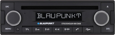 Blaupunkt Stockholm 400 DAB, retro bilstereo med Bluetooth og DAB+ i gruppen Bilstereo / Autoradio / 1DIN hos BRL (873STOCKHOLM400DAB)