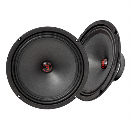 Bass Habit Rebel SR200M, 8 tommers mellembasser i gruppen Bilstereo / Bilhøjttalere / Bas-/Mellemtoner / Midbas UDSALG hos BRL Electronics (890SR200M)