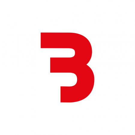 Bass Habit B-klistermärke 7x7cm, röd i gruppen Bilstereo / Tilbehør / Merchandise hos BRL Electronics (899BCR)