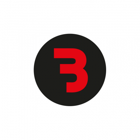 Bass Habit B-klistermärke 7x7cm, svart och röd i gruppen Bilstereo / Tilbehør / Merchandise hos BRL Electronics (899BROUNDFB)