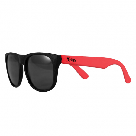 Røde & sorte solbriller fra Bass Habit i gruppen Bilstereo / Tilbehør / Merchandise hos BRL Electronics (899EYEWEARBR)