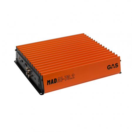 GAS MAD A1-70.2, tvåkanaligt slutsteg i gruppen Bilstereo / Forstærker / 2-kanals hos BRL Electronics (900MADA1702)