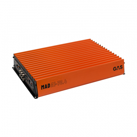 GAS MAD A1-70.4, fyrkanaligt slutsteg i gruppen Bilstereo / Forstærker / 4-kanals hos BRL Electronics (900MADA1704)