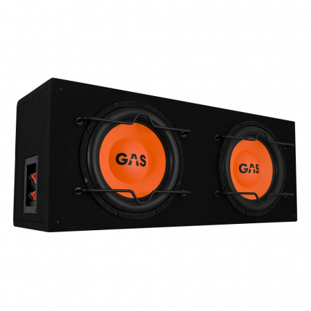 GAS MAD B1-210, 2x10 tum baslåda i gruppen Bilstereo / Bas / Passiv subwoofer hos BRL Electronics (900MADB1210)