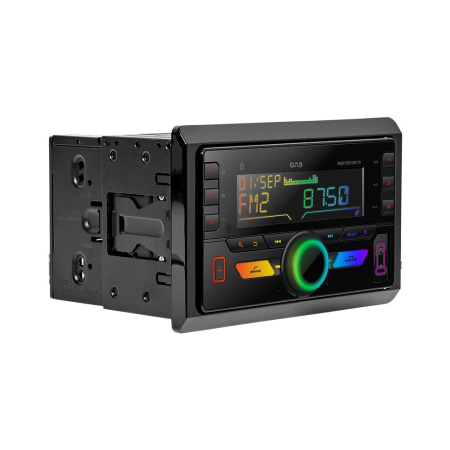GAS MAD M210-BTR, 2-DIN bilstereo med Bluetooth og 2 par lavniveauudgange i gruppen Bilstereo / Autoradio / 2DIN hos BRL (900MADM210BTR)