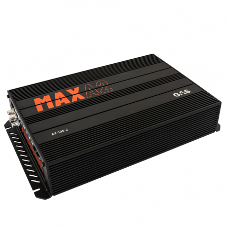 GAS MAX A2-100.2, tvåkanalssteg i gruppen Bilstereo / Forstærker / 2-kanals hos BRL Electronics (900MAXA21002)