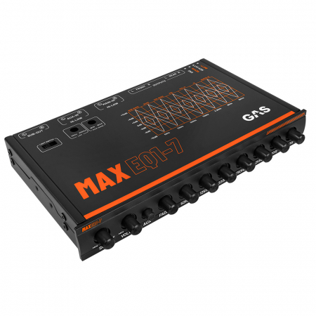 GAS MAX EQ1-7, 7-bands analog equalizer i gruppen Bilstereo /  hos BRL Electronics (900MAXEQ17)