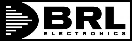 BRL-klistermärke 16x5 cm, svart i gruppen Bilstereo / Tilbehør / Merchandise hos BRL Electronics (905BRL16X5B)