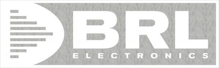 BRL-klistermärke 16x5 cm, vit i gruppen Bilstereo / Tilbehør / Merchandise hos BRL Electronics (905BRL16X5W)