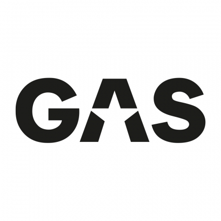 GAS-klistermärke 45x15.5cm, svart i gruppen Bilstereo / Tilbehør / Merchandise hos BRL Electronics (909LOGOCLB)