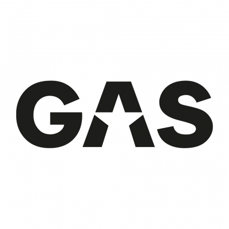 GAS-klistermærke 45x15.5cm, sort i gruppen Bilstereo / Tilbehør / Merchandise hos BRL Electronics (909LOGOCLB)