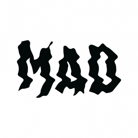 MAD 10x5.5cm, svart i gruppen Bilstereo / Tilbehør / Merchandise hos BRL Electronics (909MADCSB)