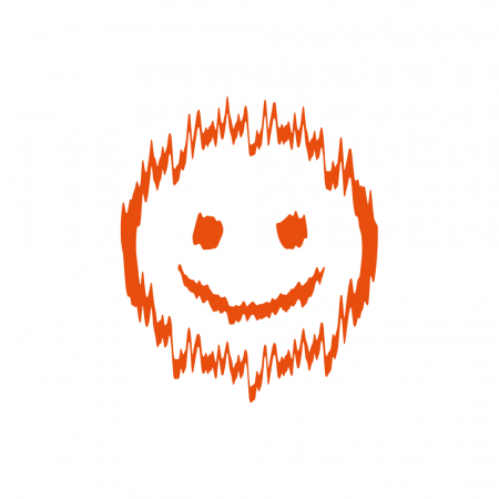 SHAKY 7x8.5cm, orange i gruppen Bilstereo / Tilbehør / Merchandise hos BRL Electronics (909SHAKYCSO)