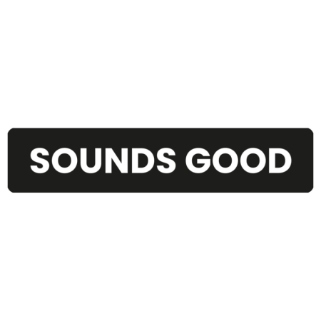 BRL Showplate, Sounds Good i gruppen Bilstereo / Tilbehør / Merchandise hos BRL (910BRLDEMOSKYLTSG)