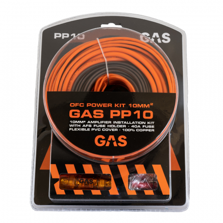 GAS PP10, 10mm² OFC-kabelkit  i gruppen Bilstereo / Kabler / Kabelsæt hos BRL Electronics (910PP10)