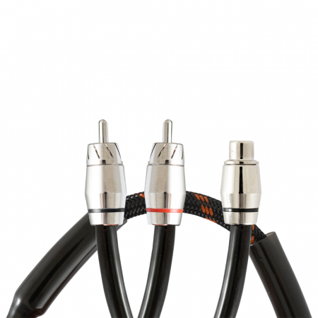 GAS RC1F2MPRO Y-split 1F2M, 30 cm i gruppen Bilstereo / Kabler / Signalkabler hos BRL Electronics (910RC1F2MPRO)
