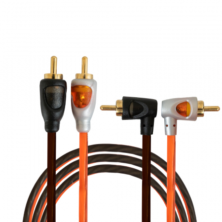 GAS RC2T RCA-kabel, 2 meter i gruppen Bilstereo / Kabler / Signalkabler hos BRL Electronics (910RC2T)