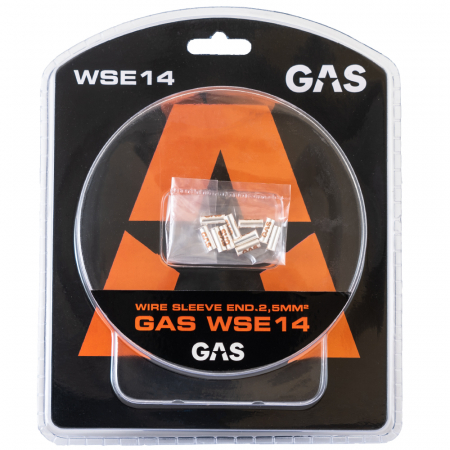 GAS 10-pack änd-/kabelhylsor, 2.5mm²-kabel i gruppen Bilstereo / Tilbehør / Monteringstilbehør hos BRL Electronics (910WSE14)
