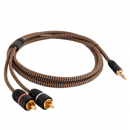 Proson Arctic 3.5mm-2x RCA-hane, 1.5 meter i gruppen Bilstereo / Smartphone i bilen / Tilbehør til mobiltelefonen hos BRL Electronics (991AR352RCA15)