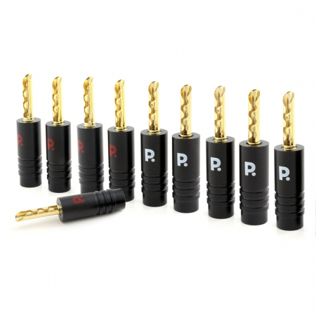 Proson Arctic bananstik med metalhus, 10-pak i gruppen Bilstereo / Kabler / Kabeltilbehør hos BRL Electronics (991ARBAN10)