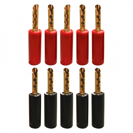 Proson Arctic bananstik med plasthus, 10-pak i gruppen Bilstereo / Kabler / Kabeltilbehør hos BRL Electronics (991ARBANP10)