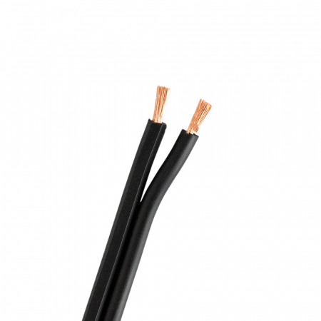 Proson Arctic 2x1.5 mm² sort højtalerkabel, løbende meter i gruppen Hjemmestereo / Kabler / Højttalerkabel hos BRL Electronics (991ARSC2X15B)