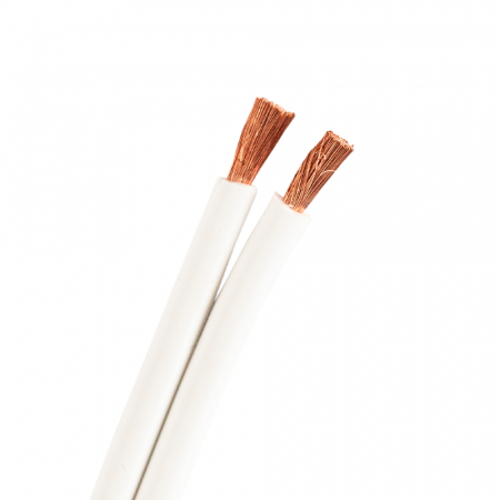 Proson Arctic 2x4.0 mm² hvid højttalerkabel, løbende meter i gruppen Hjemmestereo / Kabler / Højttalerkabel hos BRL Electronics (991ARSC2X40W)