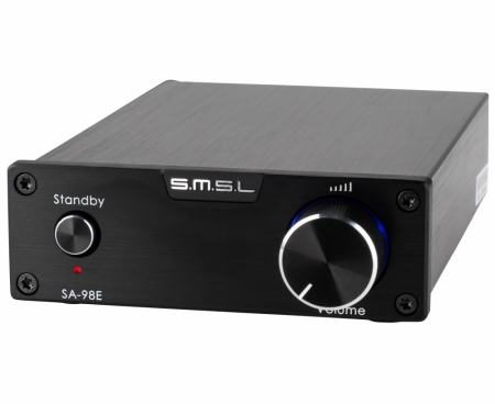 SMSL Audio SA98E miniförstärkare, svart i gruppen Hjemmestereo / Forstærker / Stereoforstærker hos BRL (993SA98E)
