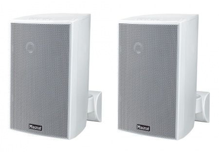 Magnat Symbol Pro 110 fukttålig vägghögtalare, vitt par i gruppen Hjemmestereo / Højttalere / Udendørshøjttalere hos BRL (995SP110W)