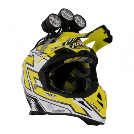 Nizled hjälmkit med 3 lampor i gruppen Bilstereo / LED-lys / Enduro / Hjelmkit hos BRL Electronics (HJALMKIT3Vr)
