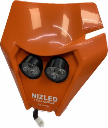 Lampkåpa med 1-3 E30F-lampor, KTM i gruppen Bilstereo / LED-lys / Enduro / Hjelmsæt & lampedæksler hos BRL Electronics (LAMPKAPAKTME30)