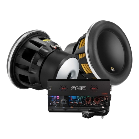 2-pak JL Audio 12W7AE-3 med DS18 SMD-5000.1D, baspakke i gruppen Pakkeløsninger / Pakker til bilen / Baspakke hos BRL (SET12W7AE3PKT1)