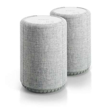 2-Pack Audio Pro A10 aktiv Wifi-högtalare, ljusgrå i gruppen Hjemmestereo / Højttalere / WiFi-højttalere hos BRL (SET2X287A10LGR)