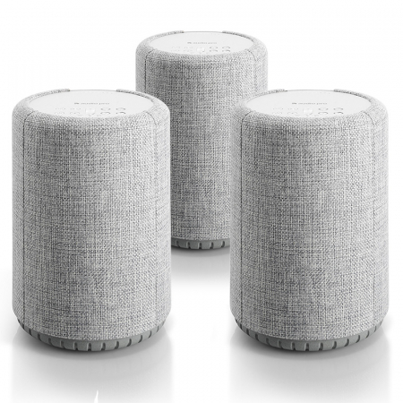 3-Pack Audio Pro A10 aktiv Wifi-högtalare, ljusgrå i gruppen Hjemmestereo / Højttalere / WiFi-højttalere hos BRL (SET3X287A10LGR)