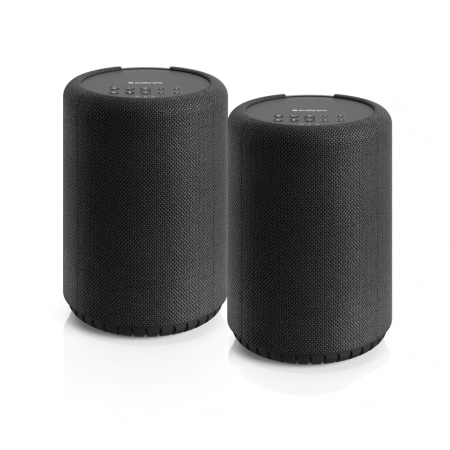 2-pak Audio Pro A10 MKII W, kompakt multiroom-højttaler med WiFi, sort i gruppen Nyheder hos BRL (SETA10MKIIWPKT1)