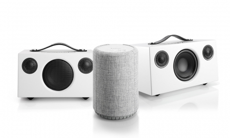 Audio Pro Multiroompaket Medium, vitgrå i gruppen Pakkeløsninger / Pakker til hjemmet / Multiroompakker hos BRL (SETA10PKT8)