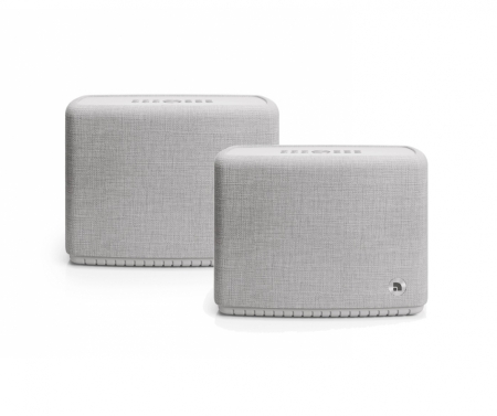 2-pak Audio Pro A15 W bærbar Wifi-højttaler, lys grå i gruppen Nyheder hos BRL (SETA15WPKT3)