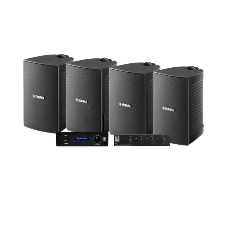 4-pak Yamaha NS-AW194 med System One A50BT og højttalervælger, udendørspakke i gruppen Pakkeløsninger / Pakker til hjemmet / Multiroompakker hos BRL (SETA50BTPKT17)